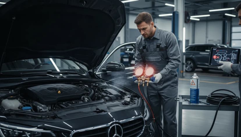 Araba Kliması Neden Soğutmaz? Klima Kompresörü ve Gaz Dolumu Rehberi