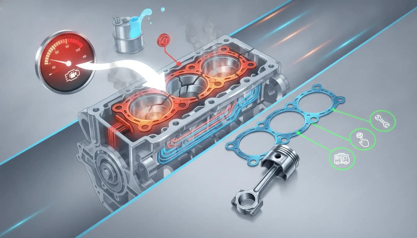 Silindir Kapak Contası Yanması Nasıl Anlaşılır? Motoru Kurtaran Belirtiler
