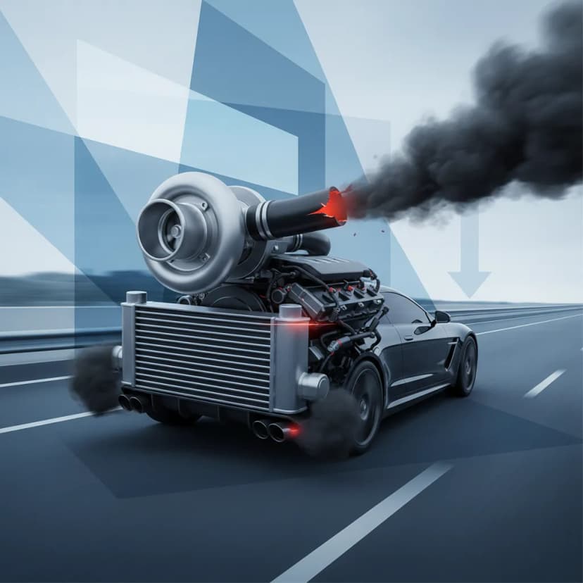 Turbo Hortumu (Intercooler) Yırtılması Nasıl Anlaşılır? Çekiş Düşüklüğü ve Siyah Dumanın Sinsi Nedeni