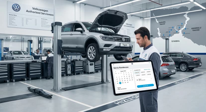 Volkswagen Servis Randevusu Nasıl Alınır? Adım Adım Rehber | Otoservisim