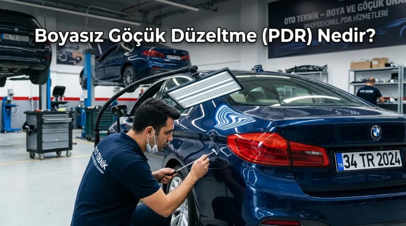 Boyasız Göçük Düzeltme (PDR) Nedir? Değer Kaybını Önleyen Kaporta Onarım Rehberi