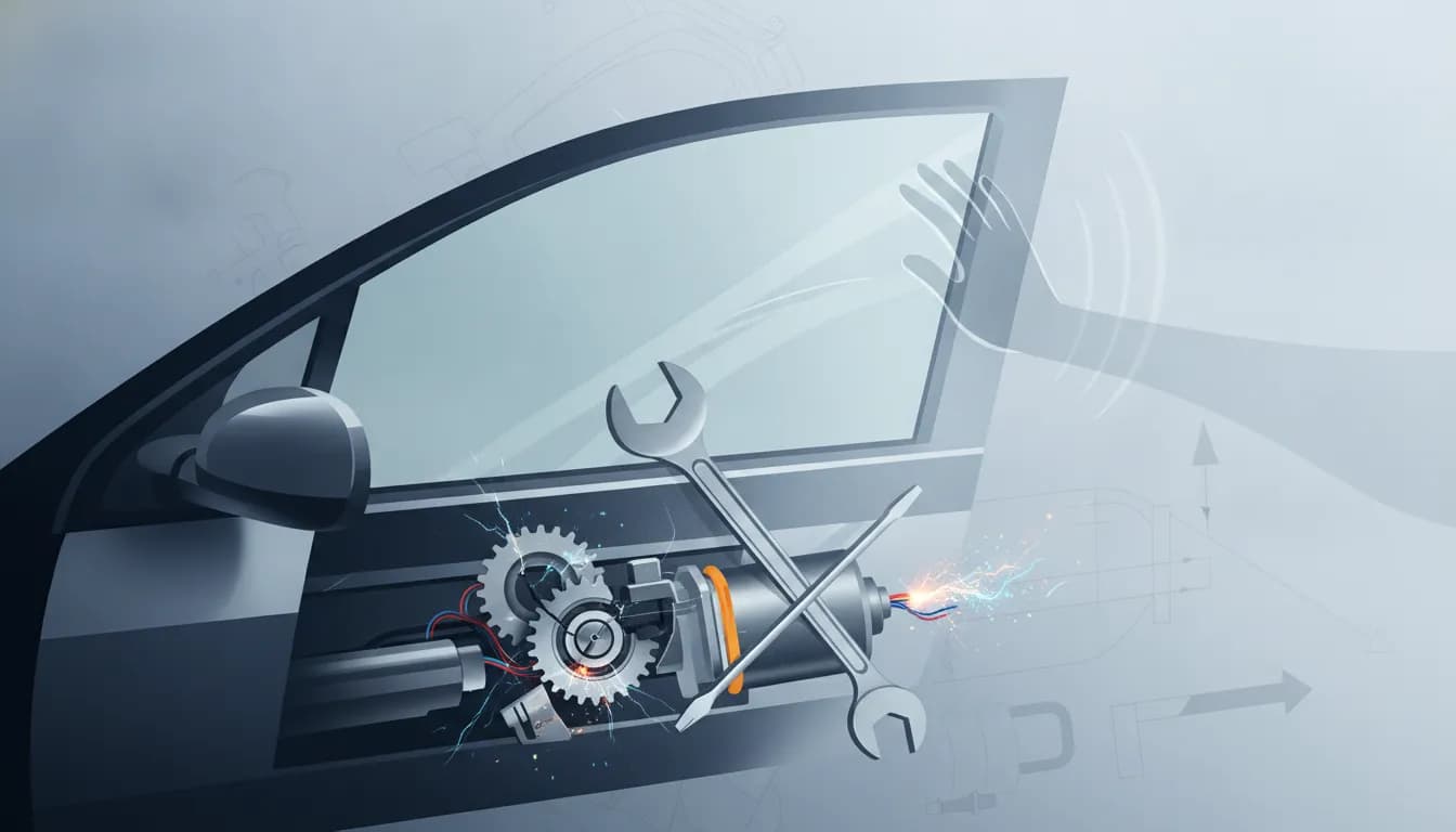 Araba Camı Kapanmıyor veya Yavaş Kapanıyor: Cam Krikosu ve Motoru Arızası Belirtileri, Tamir Rehberi